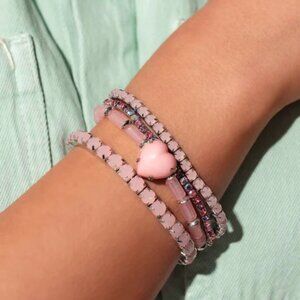 Paparazzi Jewelry Accessories - True Love's Theme - Pink Bracelet - Vintage